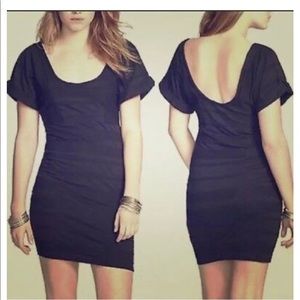Free People black scoop neck dress